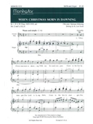 When Christmas Morn Is Dawning