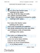 Ever Since the Savior Came (Choral Score)
