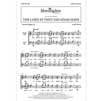 The Lord at First Did Adam Make