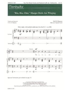 Riu Riu Chiu Manger Birds Are Winging by Hopson Hal H for 2-Part Mixed