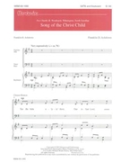 Song Of The Christ Child by Ashdown Franklin D for SATB