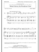 When I Survey The Wondrous Cross by Hopson Hal H for SATB