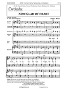 Now Glad Of Heart by Kemp John for High Voice