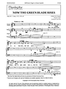 Now the Green Blade Rises (Choral Score)
