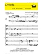 Awake the Trumpet's Lofty Sound by Handel George Frideric - Rowan William P. - for SATB