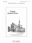 In the Last Days (Choral Score)