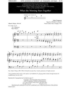 When The Morniing Stars Together by Ferguson John - Ferguson John - for SATB