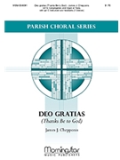 Deo gratias (Thanks Be to God) (Choral Score)