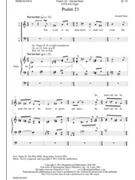 Psalm 23 from Two Psalms and a Canticle