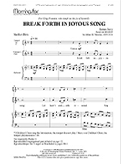 Break Forth In Joyous Song by Biery and Biery for SATB Optional Children's Choir Congregation