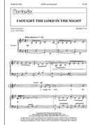 I Sought the Lord in the Night