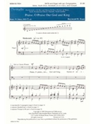 Praise O Praise Our God And King by Haan Raymond for SATB Optional Congregation Soloists Children's Choir