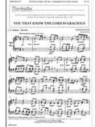 You That Know the Lord Is Gracious