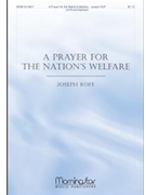 A Prayer for the Nation's Welfare