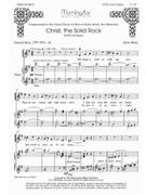 Christ the Solid Rock by Biery James for SATB