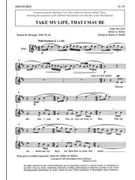 Take My Life That I May Be by Hobby Robert A for SATB