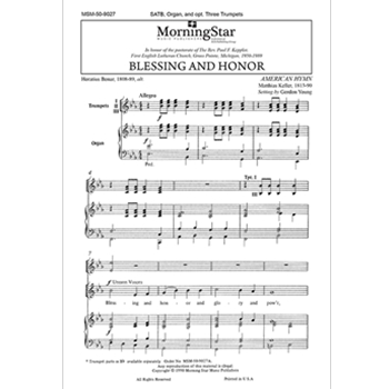 Blessing and Honor (Choral Score)