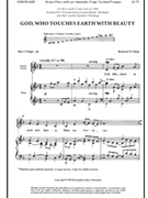 God, Who Touches Earth with Beauty (Choral Score)