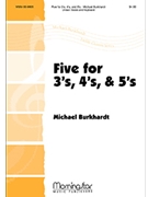 Five for 3's, 4's, & 5's