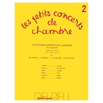 Les Petits Concerts de Chambre (Little Drawing Room Trios), Book 2