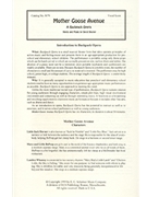 A Backpack Opera: Mother Goose Avenue (Performance Pack)