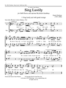 Sing Lustily for