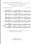 Yih'yu L'ratson (May The Words Of My Mou by Hoffman Stanley for SATB a cappella