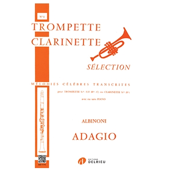 Adagio by Albinoni Tomaso - Vachey - for Trumpet and Piano