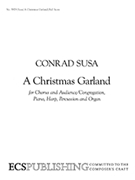 Christmas Garland by Susa Conrad for SATB Full Score for #4365