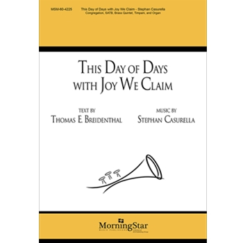 This Day of Days with Joy We Claim (5 vs) (Choral Score)