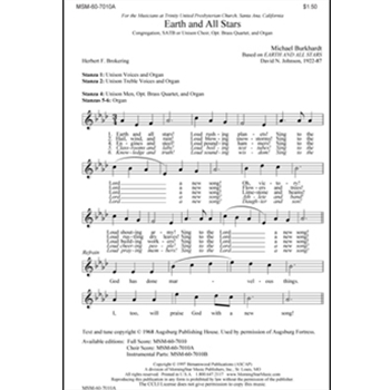 Earth and All Stars (Choral Score)