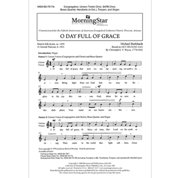 O Day Full of Grace (Choral Score)
