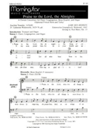 Praise To The Lord The Almighty by Manz Paul for SATB and Congregation