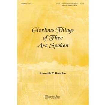 Glorious Things of Thee Are Spoken (Full Score)