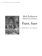 Fayer Fayer by Heyfetz Vladimir - Zuckerman Mark - for SATB