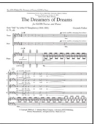 Dreamers Of Dreams by Walker Gwyneth O'Shaughnessy Arthur for SATB