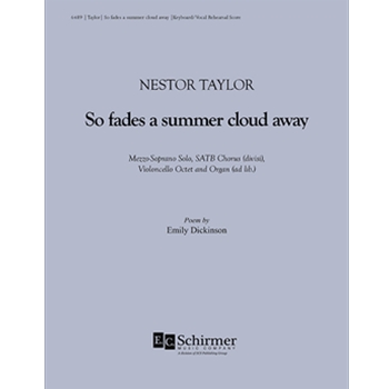 So fades a summer cloud away (Keyboard/Vocal Rehearsal Score)