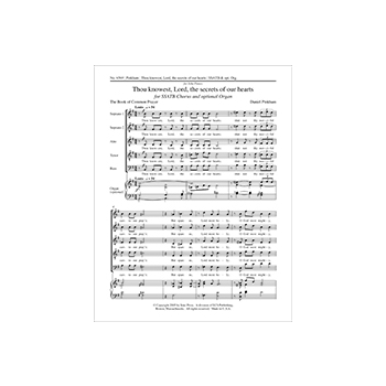 Thou knowest, Lord, the secrets of our hearts