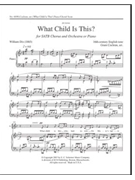 What Child Is This by Cochran Grant - Cochran Grant - for SATB