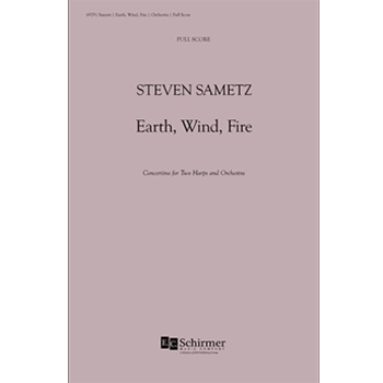 Earth, Wind, Fire: Concerto for Two Harps and Orchestra (Additional Full Score)