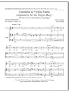 Sequentia De Virgine Maria by Lehotka Gabor for Unison