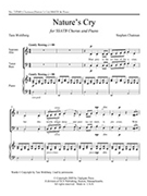 Nature's Cry by Chatman Stephen Wohlberg Tara for SSATB
