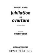 Jubilation, An Overture (Additional Full Score)