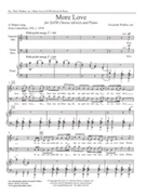More Love by Walker Gwyneth for SATB