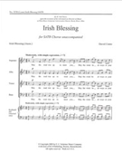 Irish Blessing by Conte David for SATB a cappella