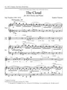 Cloud by Chatman Stephen TeasdaleSara for SSA/SSAA