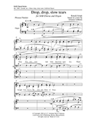 Drop, Drop, Slow Tears