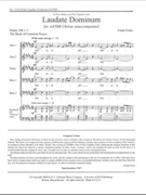 Laudate Dominum by Ferko Frank for AATBB
