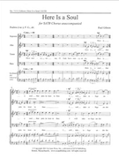 Here Is A Soul by Gibson Paul for SATB