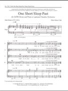 One Short Sleep Past by Voth Ellen Gilson Donne John for SATB